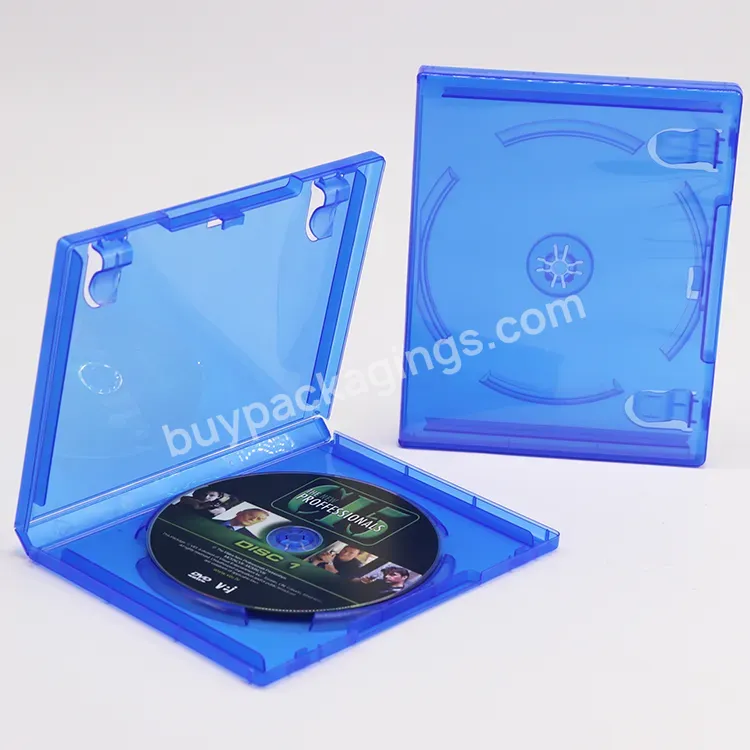 Plastic Transparent Single Cd Disc With Clear Film Game Dvd Storage Game Case For Ps2 Ps3 Xbox Playstation 4 5 Game Cube