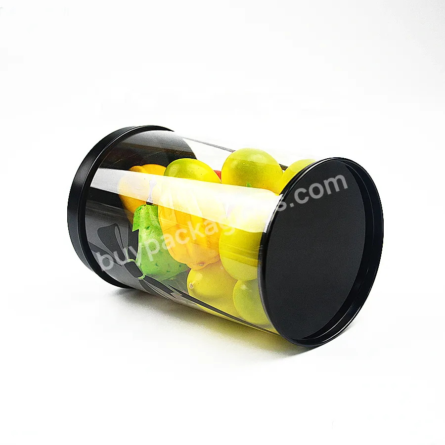 Plastic Tube Cylinder Packaging Box Transparent Custom Made Pet Pvc Clear With Cmyk Printing Jm Packing Packing Item Reach,Rohs