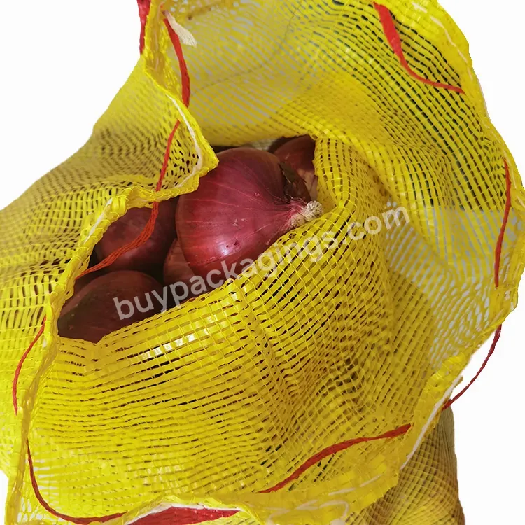 Plastic Uv-resistant Garlic Onion Packaging Mesh Net Bags