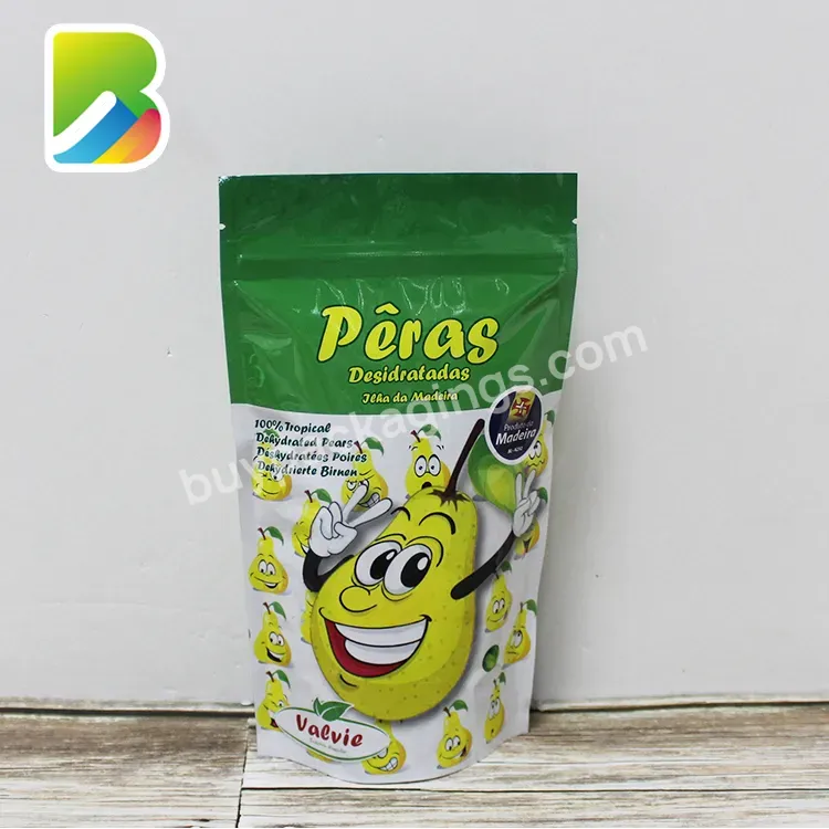 Plastic With Zipper Plain Ziplock Waterproof Bag Plastic For Sugar Resealable Stand-up Bpa Pla Stand Up Pouch