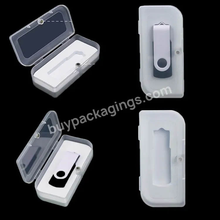 Plastics Usb Flash Drive Case Stick Log Flash Usb Packaging Box Holder 8gb Hard Usb With Box Case