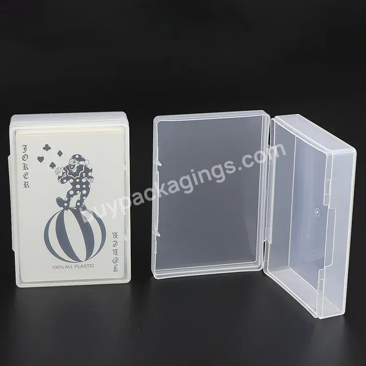 Playing Card Storage Boxes Plastic Packing Storage Case Playing Card Box 57x87mm Poker Card Case