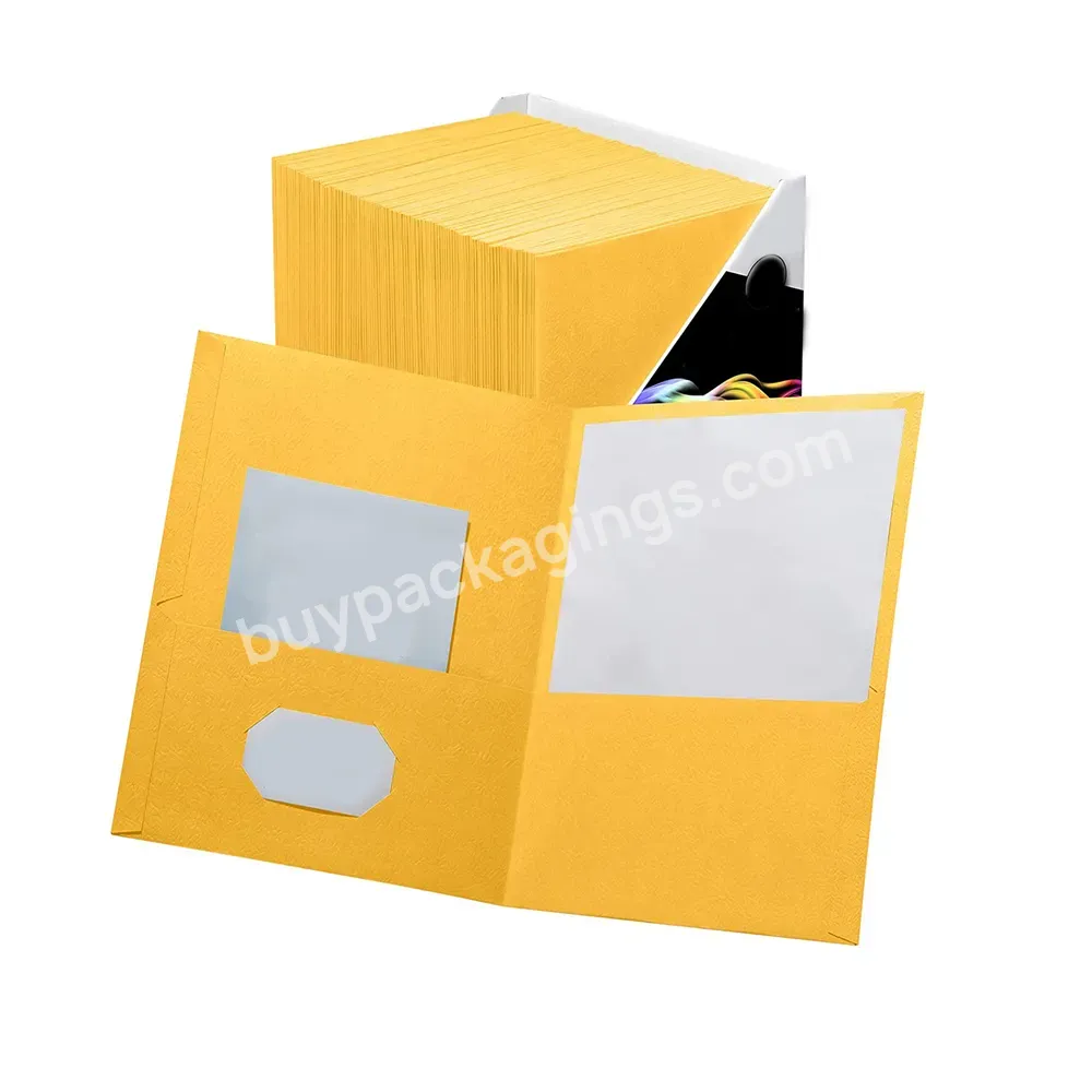 Pocket Folder 2 Pocket Folders With Business Card Slot Letter Size Paper Folders Designed For Office And Classroom Use