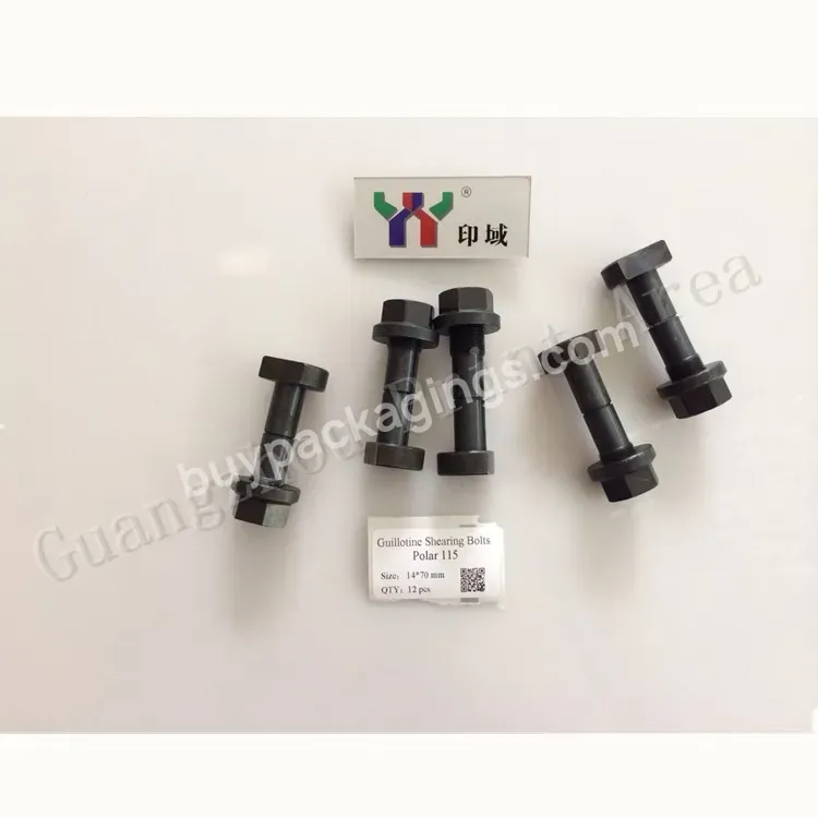 Polar 115 Guillotine Shearing Bolts Used For Offset Printing Machine By Dhl,70*14mm - Buy Guillotine Shearing Bolts,Polar 115 Guillotine Shearing Bolt,Polar 115 Bolt.