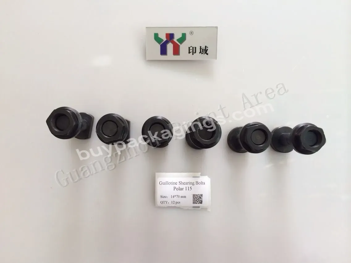 Polar 115 Guillotine Shearing Bolts Used For Offset Printing Machine By Dhl,70*14mm - Buy Guillotine Shearing Bolts,Polar 115 Guillotine Shearing Bolt,Polar 115 Bolt.