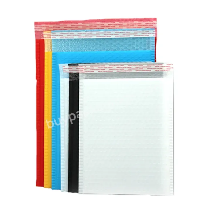 Poly Bubble Mailer Mailing Bags Envelopes Bubble Bag Mailer Waterproof And Self Adhesive 13x15+5cm