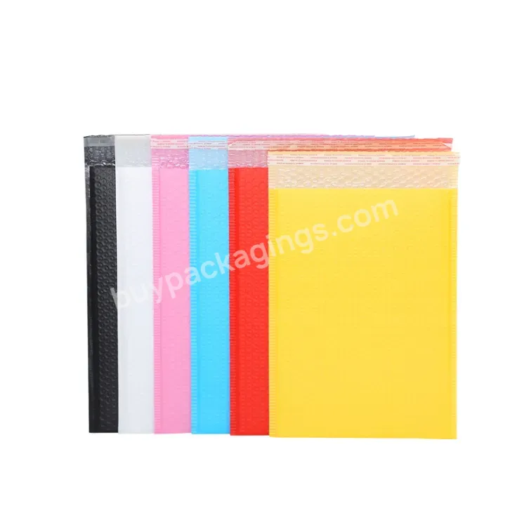 Poly Bubble Mailer Mailing Bags Envelopes Bubble Bag Mailer Waterproof And Self Adhesive 13x15+5cm