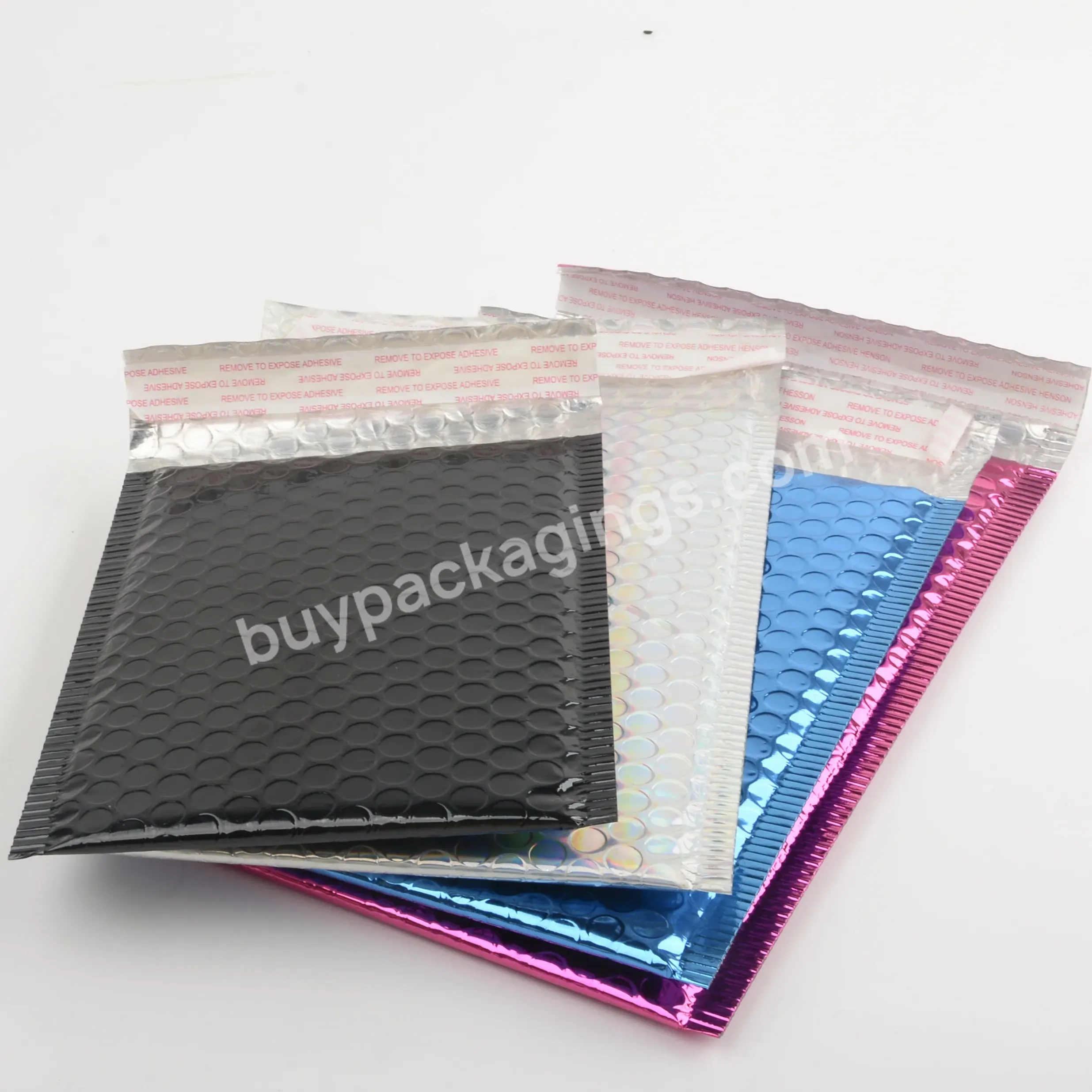 Poly Bubble Mailers Black 6x10 Inch Black Bubble Lined Packaging Bubble Mailer