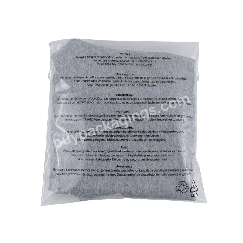Poly Mailers Color Design Custom 45micron Transparent Mailing Bag Shipping Clear Courier Polymailer