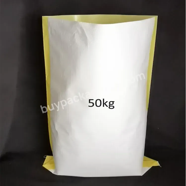 Poly Woven Valve Bag Empty Cement Bag Pp Valve Bag 25 Kg 40 Kg 50 Kg Chemicals Packaging