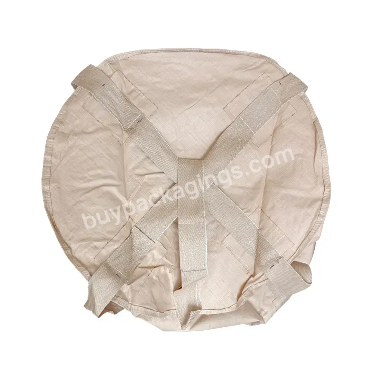 Polypropylene 1.25 Ton Large Sand Bulk Poly Silage Big Plastic Jumbo Ton Bag Sack With Discharge Unloading System