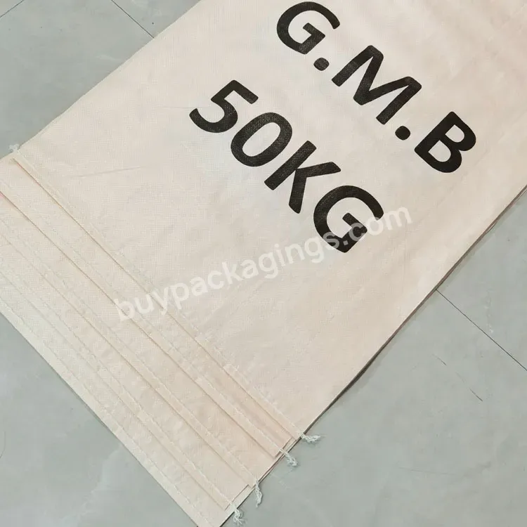 Polypropylene 50kg Pp Woven Bag For Seeds Grain Rice Flour