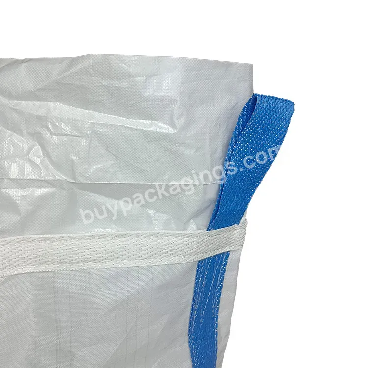 Polypropylene Fibc Pp Big Bag Grs Certified Factory 2000kg Bulk Sack Inner Corner 1 Ton Super Jumbo Sand Bag Pp Woven Jumbo Bag