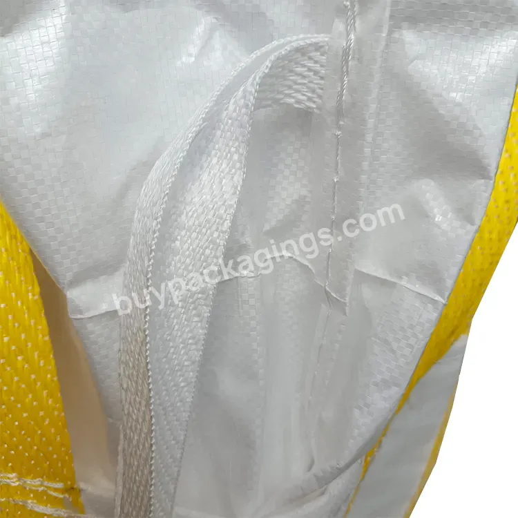 Polypropylene Fibc Pp Big Bag Grs Certified Factory 2000kg Bulk Sack Inner Corner 1 Ton Super Jumbo Sand Bag Pp Woven Jumbo Bag