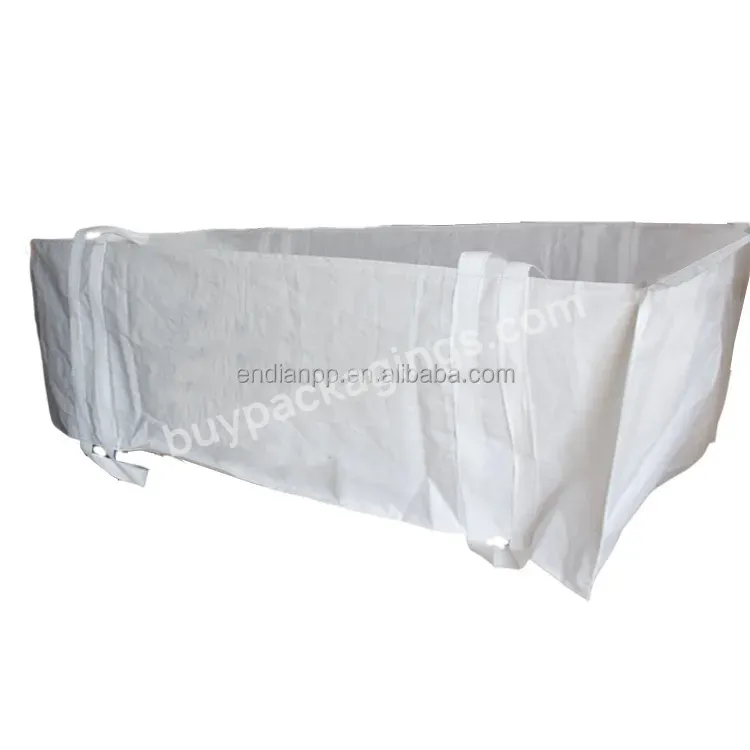 Polypropylene Super Sacks 1 Ton 1.5 Ton Construction Waste Garbage Fibc Dumpster Big Bag Skip Bag