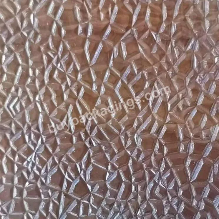 Polystyrene Plastic Pattern Embossed Ps Sheet Clear Polystyrene Lenticular Glass Sheet