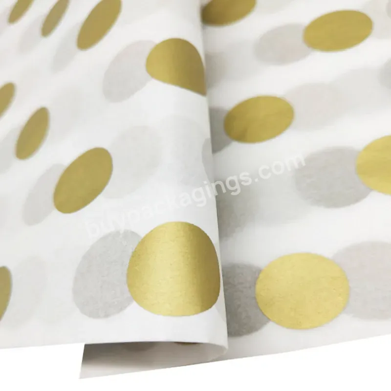 Popular Custom Printed Brand Logo Wrapping Tissue Paper Or Gift Packaging Paper