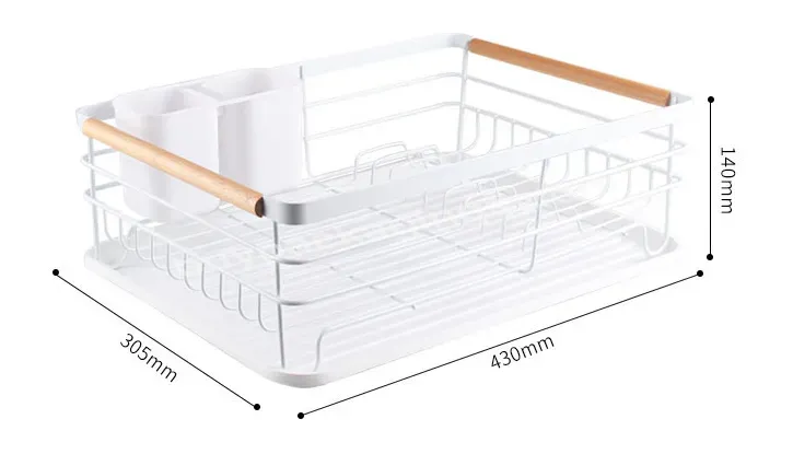 Popular Kitchen Dish Drying Rack Storage Rack 304 Stainless Steel Dish Drying Rack For Kitchen And Organization Drainer Drying