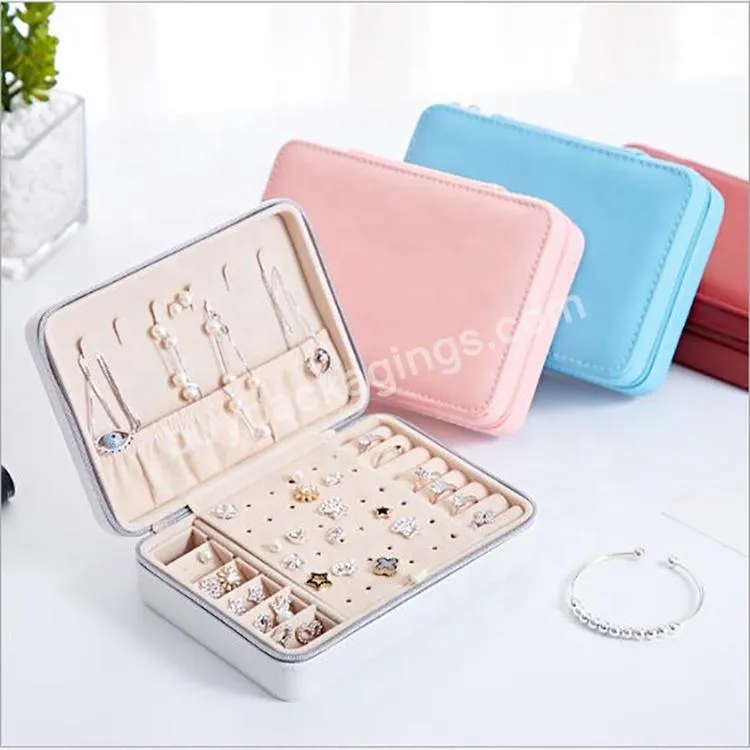 Popular new travel jewelry bag ring earrings bracelet necklace packaging travel jewelry bag