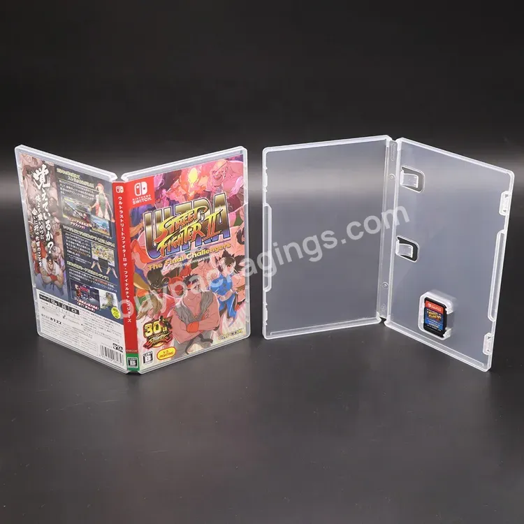 Popular Products Transparent Box Plastic Material 10mm Storage Box Case For Nintendo Switch Lite Wii U Pro 64 Ds 3dsgame