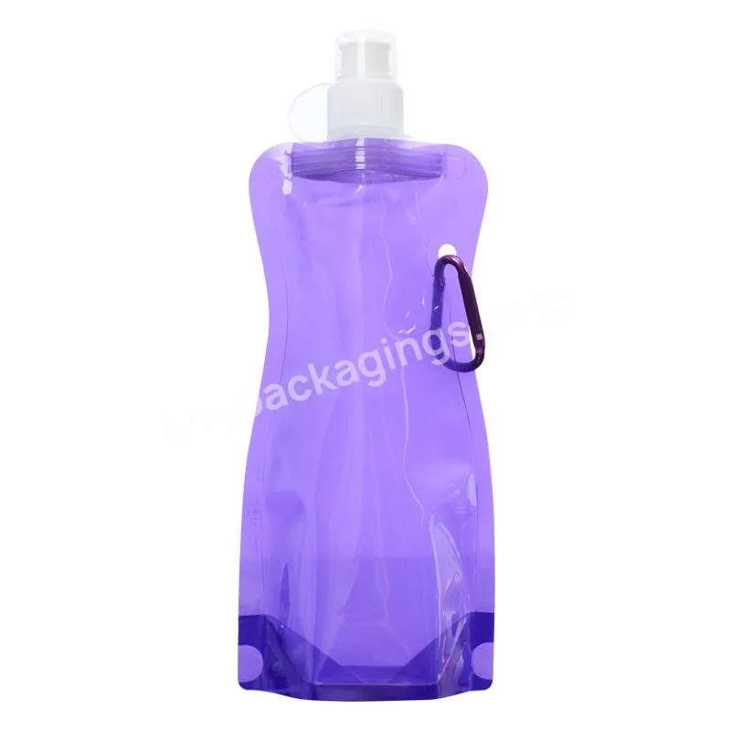 Portable Camping Travel Collapsible Hydration Water Bladder Hiking Drinking Water Bag With Carabiner