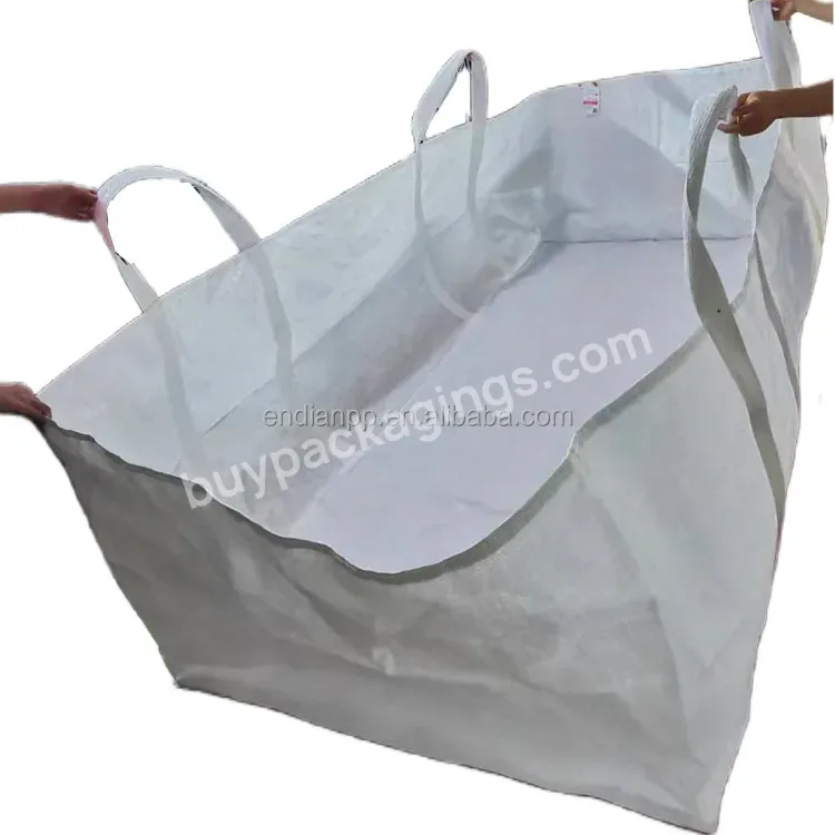 Pp 3 Cbm Cubic Meter 1 Ton Construction Waste Garbage Fibc Dumpster Big Bag Skip Bag