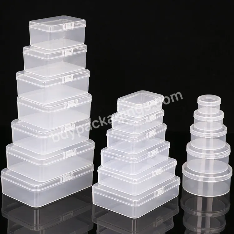 Pp Case Jewelry Earrings Necklace Rings Ear Studs Packaging Clear Box Bead Tools Small Plastic Container