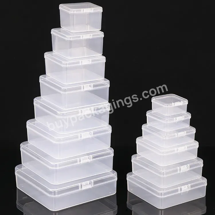 Pp Case Jewelry Earrings Necklace Rings Ear Studs Packaging Clear Box Bead Tools Small Plastic Container