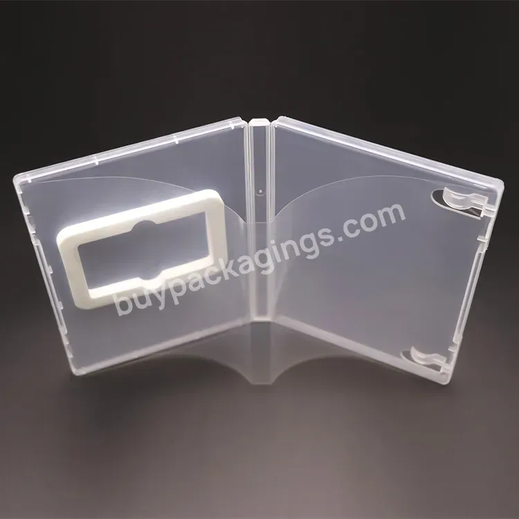 Pp Clear Custom Flash Drive Credit Card Box Packaging Wedding Pendrive Plastic Storage Usb Pendrive Case Key Eva Case