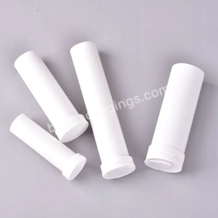 Pp Food Grade 10 Tablets Empty Plastic Bottle Nutrition Supplement Effervescent Vitamins Tablet Tubes