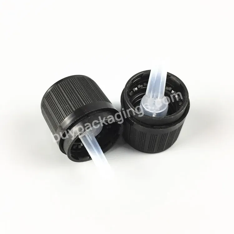 Pp Plastic 18mm Essential Oil Tamper Evident Screw Cap For Glass Bottle