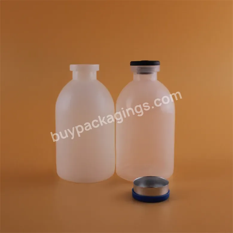 Pp Plastic 50ml Sterile Vials For Injection With Rubber Stopper And Aluminum Cap