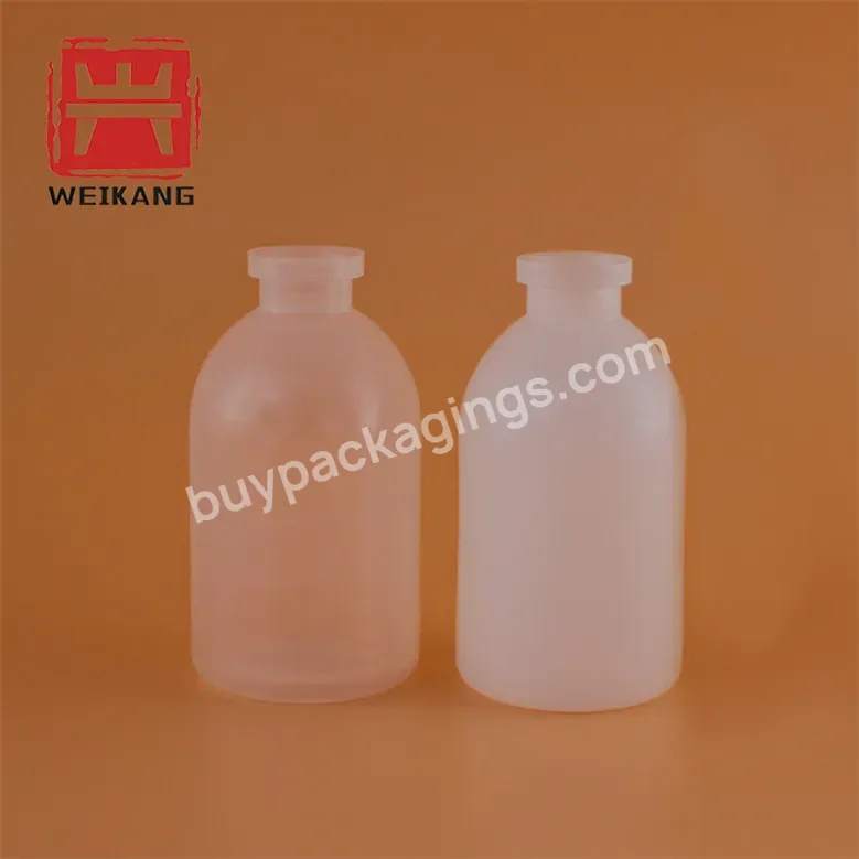 Pp Plastic 50ml Sterile Vials For Injection With Rubber Stopper And Aluminum Cap