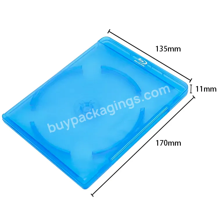 Pp Plastic Blank Bluray Disc Box Portable Packaging Bluray Burner Optical Cd Drive Boxes