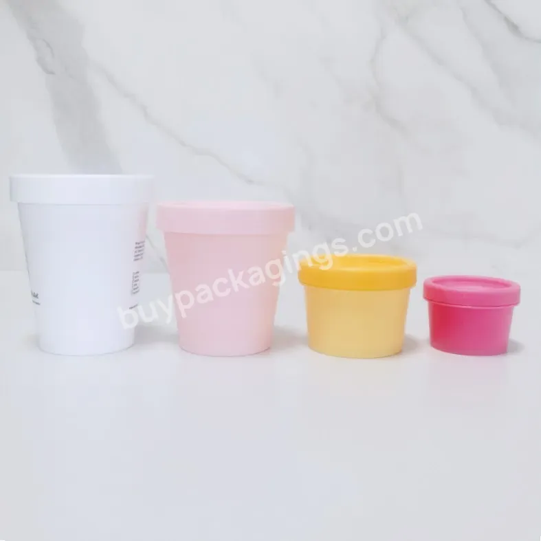 Pp Plastic Cosmetic Packaging 30g 50g 100g 200g 250g Colorful Plastic Hair Oil Skin Care Container Jar - Buy Cream Jar,Pp Plastic Jar,Empty Pp Cream Jar.