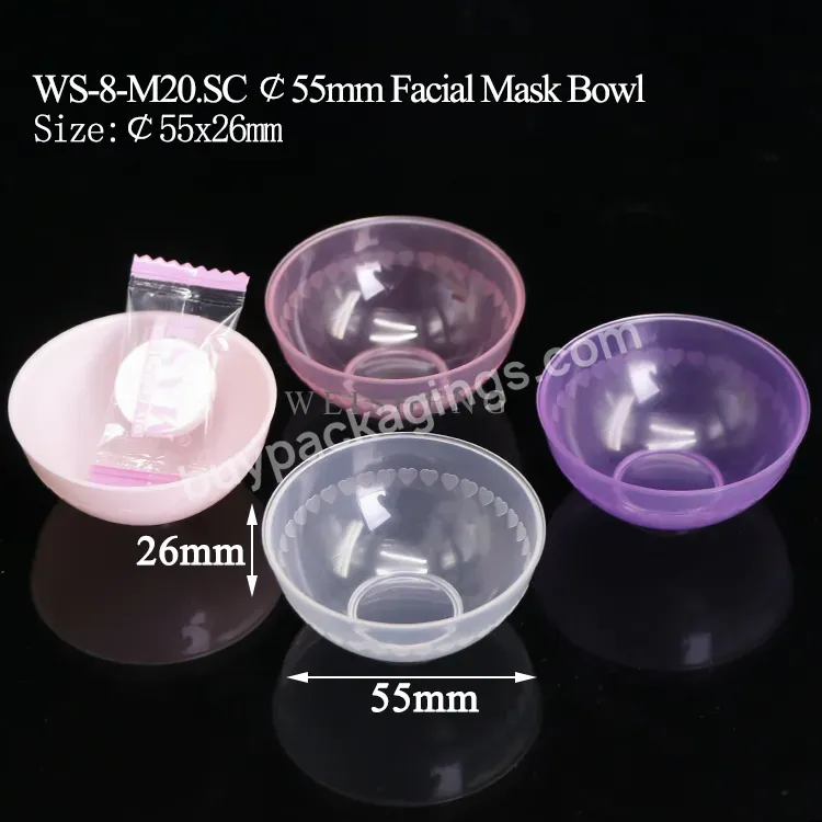 Pp Plastic Diy Beauty Homemade Face Mask Bowl Pp Mask Bowl Portable Small Cosmetics Mask Bowl Case Box