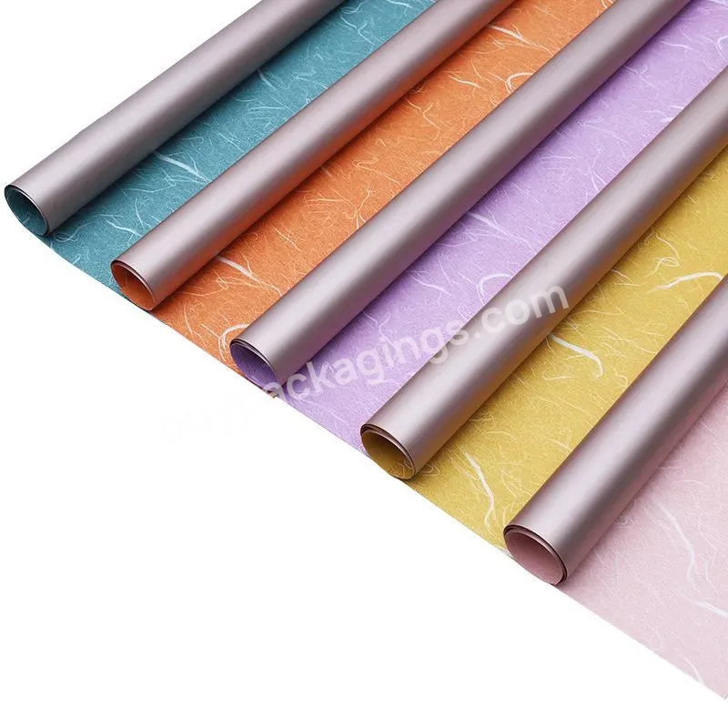 Pp Plastic Film Flower Wrapping Paper For Christmas Gift Packaging