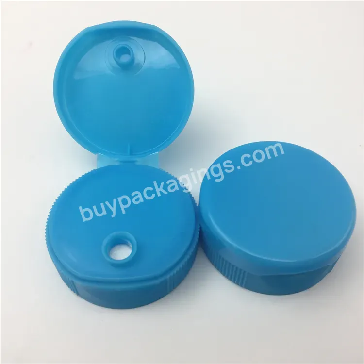 Pp Plastic Flip Top Caps 38mm For Cosmetic Bottles Insert Aluminum Foil Seal