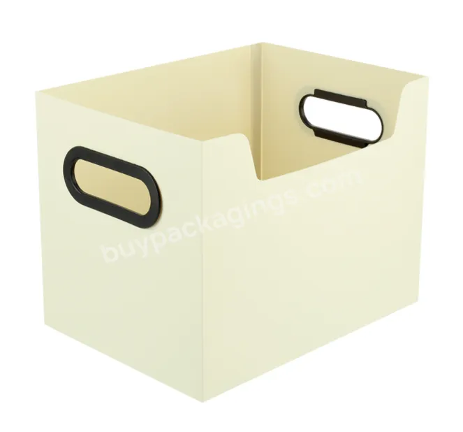 Pp Plastic Foldable Storage Box For Office School Supplies,Modern Design Storage Container Household