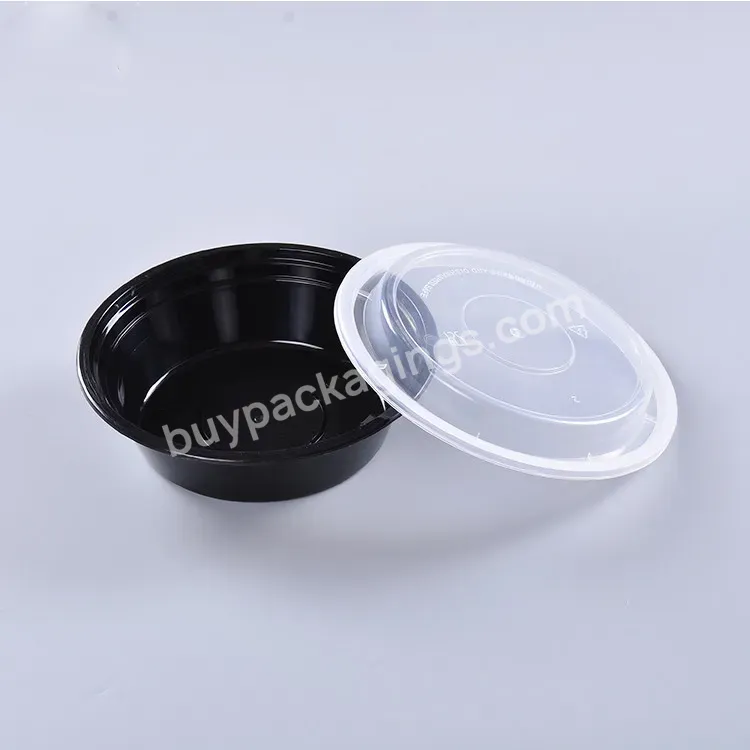 Pp Plastic Microwave Meal Prep Food Container With Lid Disposable Plastic Takeaway Food Container Lunch Box