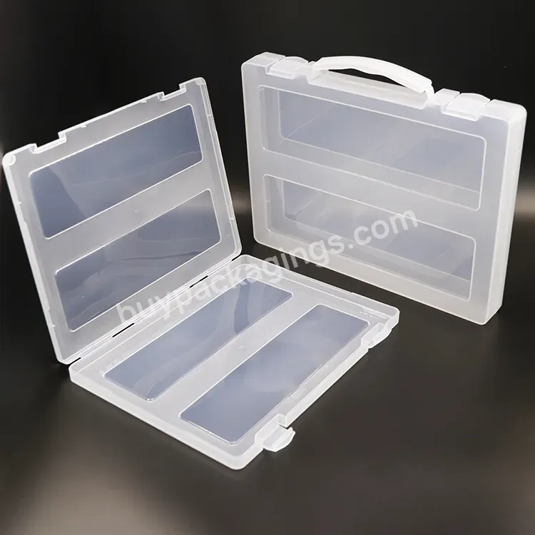 Pp Plastic Paper Document Storage Portable File Box With Handle File Box Storage Organizer Case Plastic Document Box