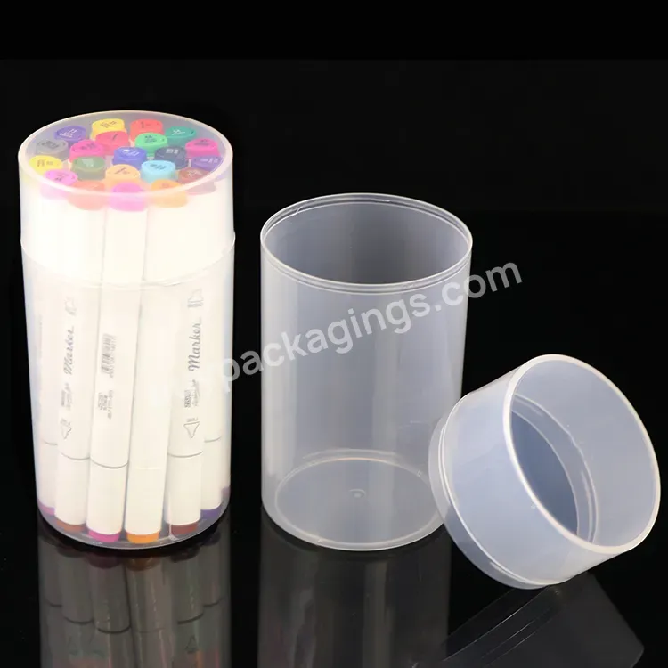 Pp Plastic Standing Holder Box For Water-color Pen Watercolor Brush Drawing Pen Marker Holder Case Crayon Storage Box - Buy Box For Water-color Pen,Marker Holder Case,Crayon Storage Box.