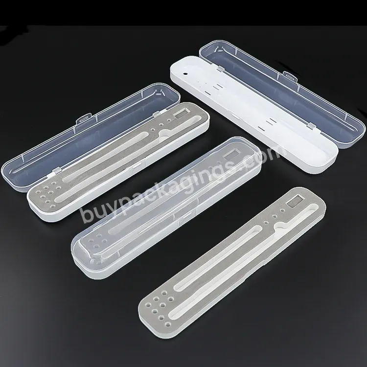 Pp Plastic Storage Case For Apple Pencil Stationery Apple Pencil Packaging Box Hard Box Stylus Pen Case