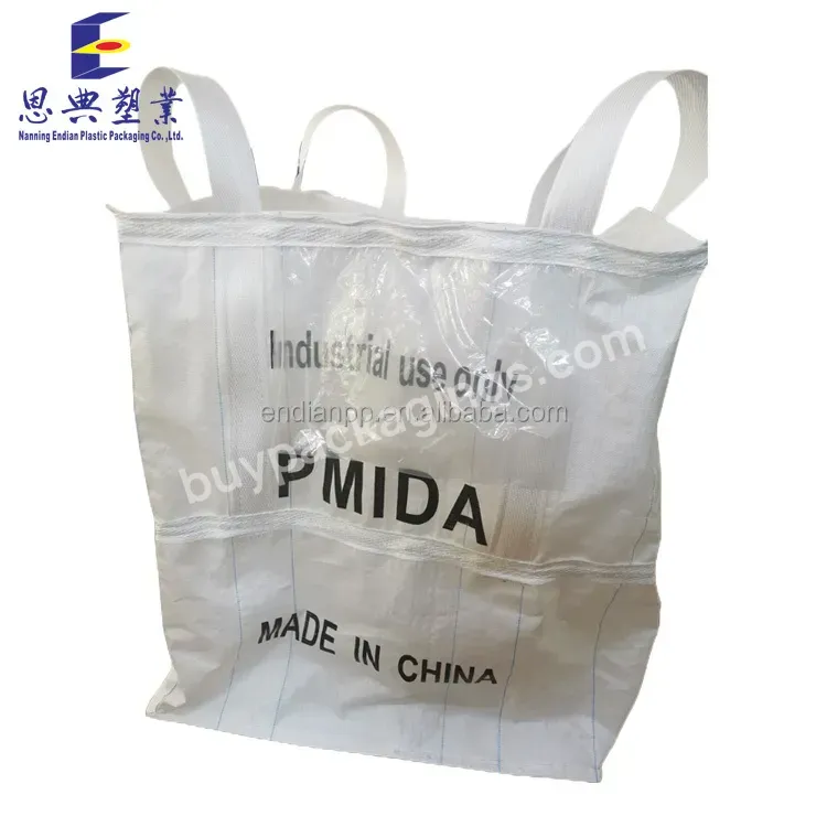 Pp Plastic Woven Bulk Sack 1 Ton 1.5 Ton Big Fibc Bags For Grain Chemicals Fertilizer