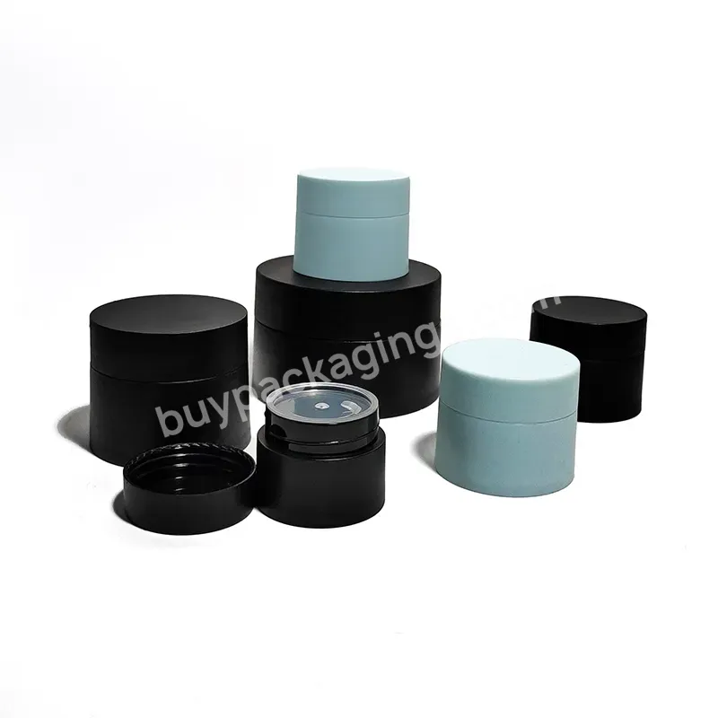 Pp Small 3g 5g 15g 20ml 30g 50g Empty Plastic Black Sample Matt Cosmetic Pink Face Cream Jar Eco Friendly