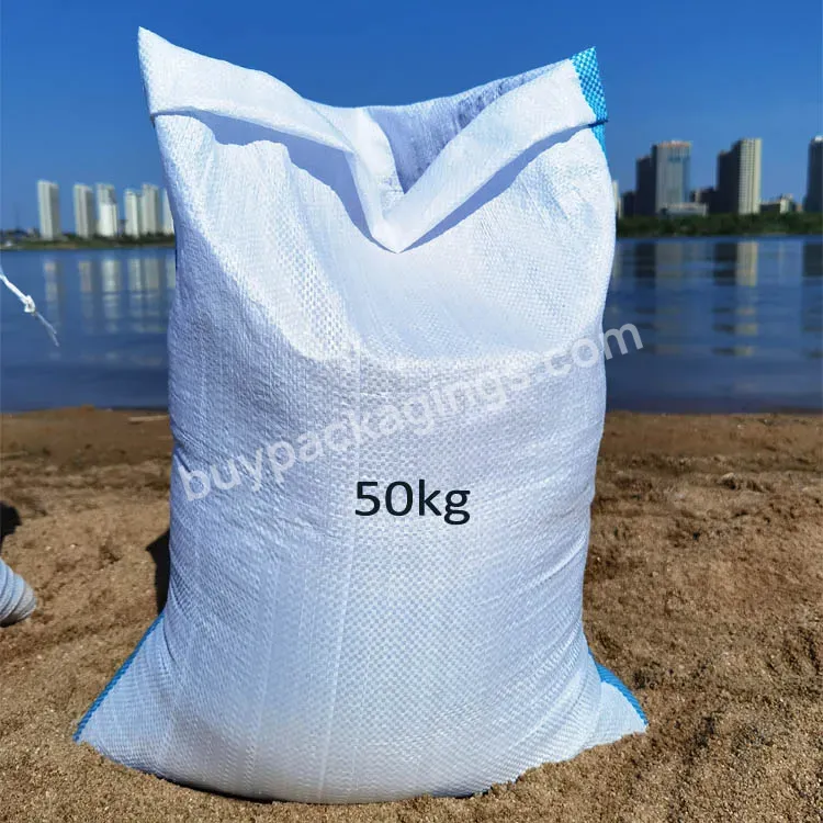 Pp Woven Charcoal Packaging Bag Polypropylene Woven Raffia Bags Plastic Flour Sack Poultry Feed Bag Agriculture Heat Seal Accept