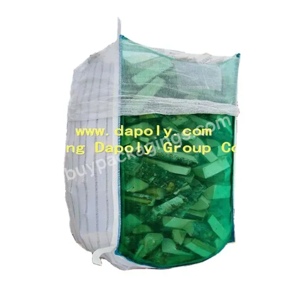 Pp Woven Super Sack Bulk Jumbo Fibc Big Mesh Ventilated Bag For Wood Potato Peanut