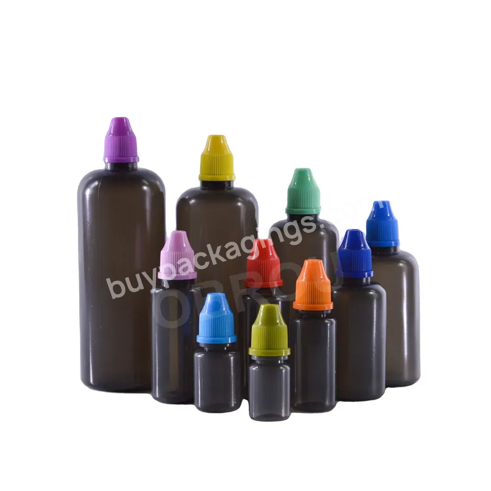 Premium 50ml 60ml 100ml 120ml Dropper Bottle Plastic 3ml 5ml 10ml 20ml Cosmetic Liquid Dropper Bottles