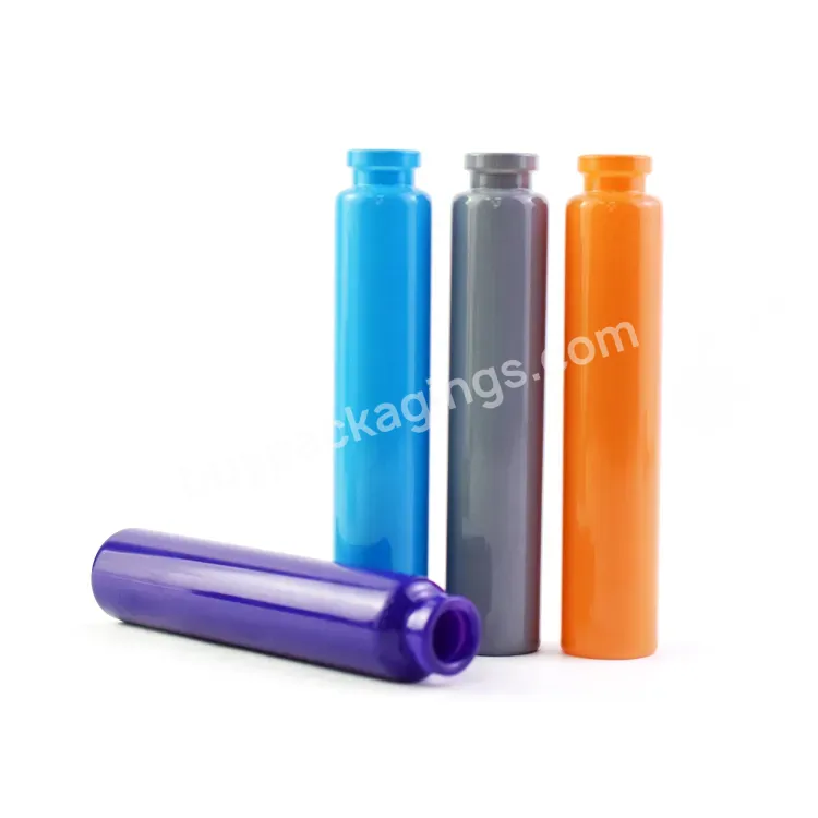 Premium Custom Color 22*115mm Smell Proof Flower Packaging Small Test Glass Vial Tube With Screw Child Resistant Lid