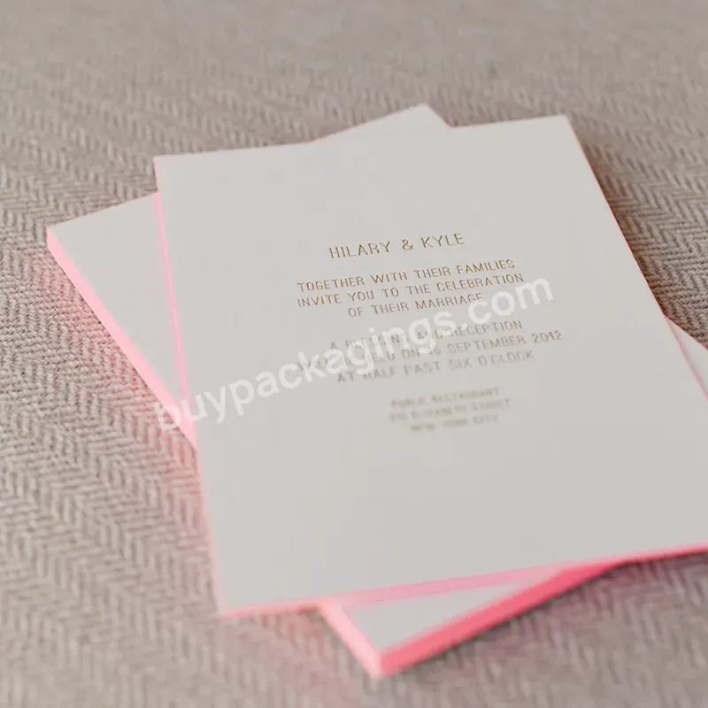 Premium Durable Thick Business Cards Personalised Business Card Gold Note Cards